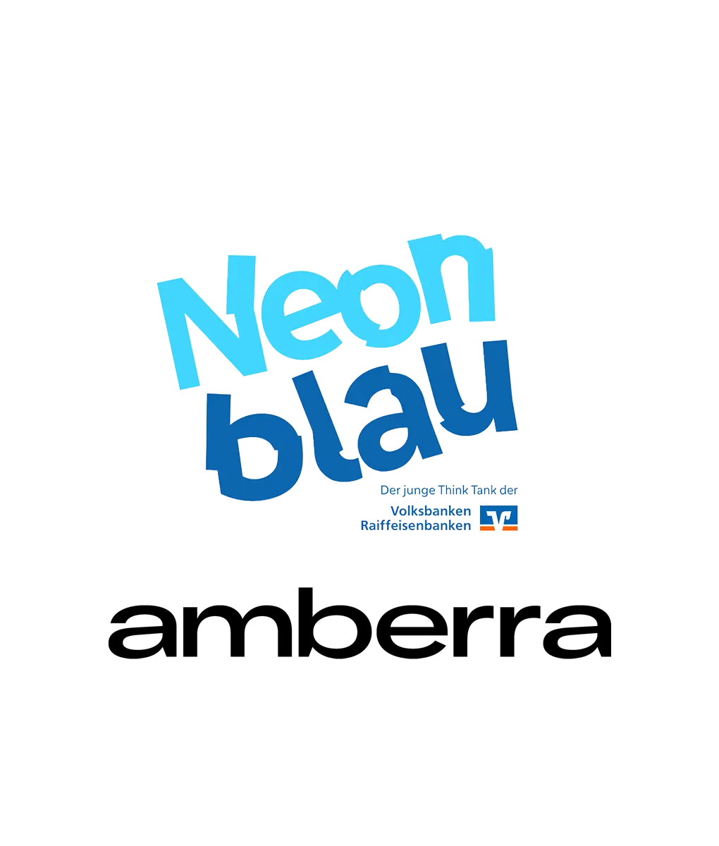 Neonblau & amberra