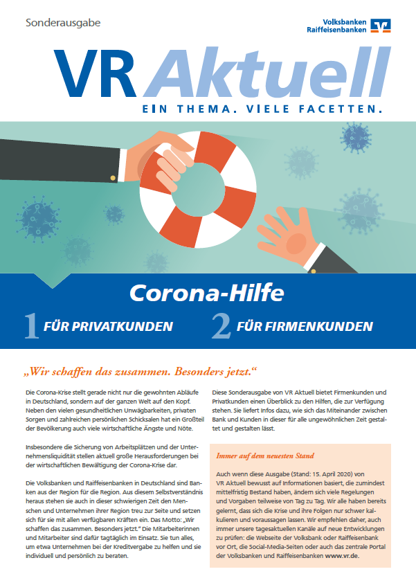 Aktuelle Ausgabe von VR Aktuell 