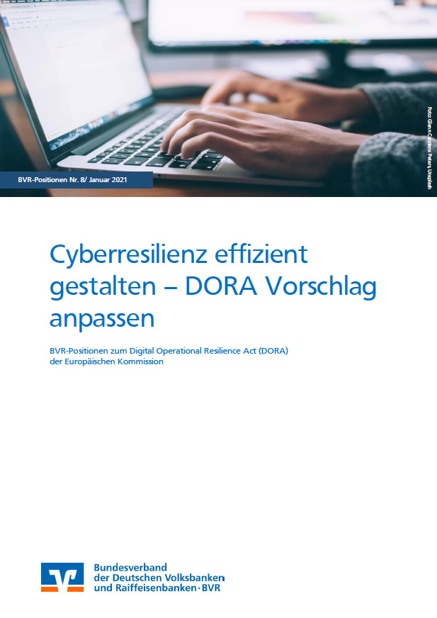 Cyberresilienz effizient gestalten - DORA Vorschlag anpassen