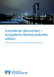 Coronakrise überwinden - Europäische Wachstumskräfte stärken