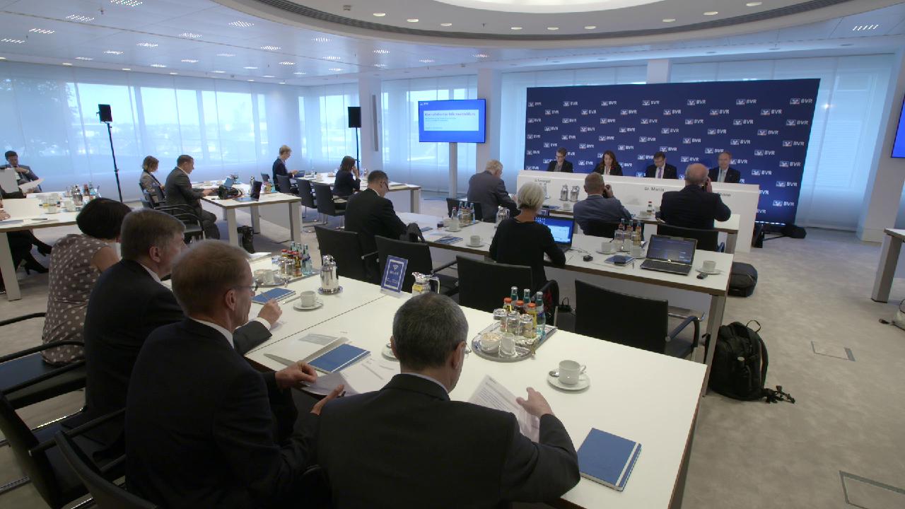 BVR-Pressekonferenz zum Konsolidierten Jahresabschluss 2017 in der DZ BANK in Frankfurt. 