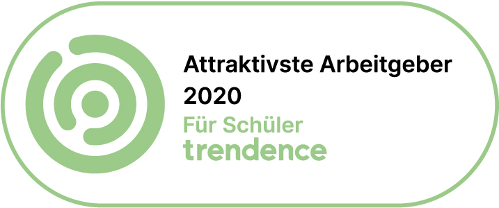 trendence-Gütesiegel "Attraktivster Arbeitgeber 2020"